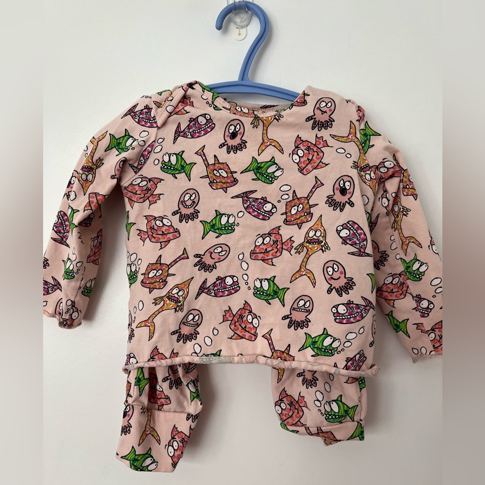 Stella McCartney Kids 2 Piece Pajama 18M